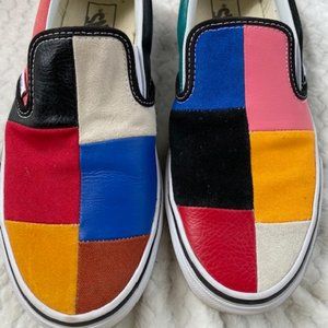 Vans Colored Checkerboard Loafters